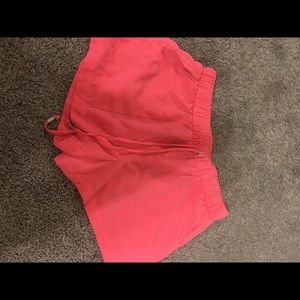 Hot pink shorts